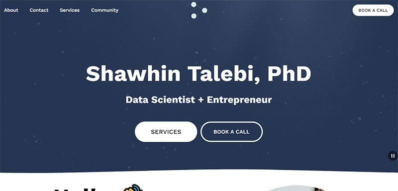 4. Shawhin Talebi - Data Analytics Portfolio Example