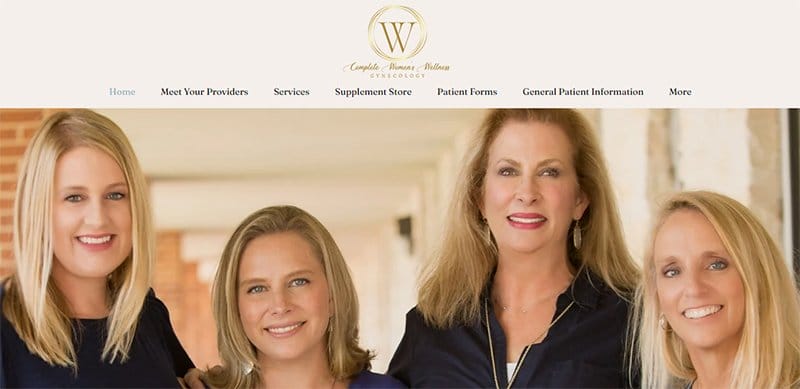 4. W Gynecology - Best Hospital Website Designs That Will Inspire Yours