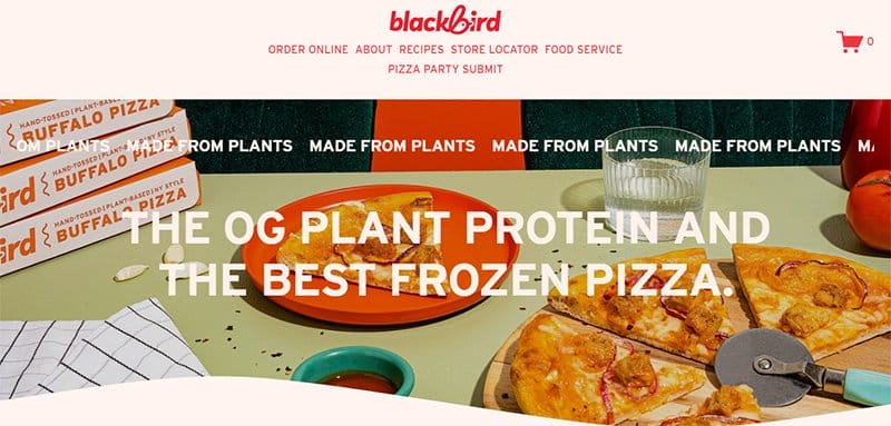 6. Blackbird Foods - Above-the-Fold Content Examples to Inspire