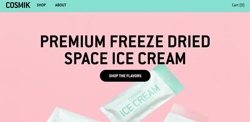 5. Bedford Farms Ice Cream - Best Looking Ice Cream Websites to Check Out