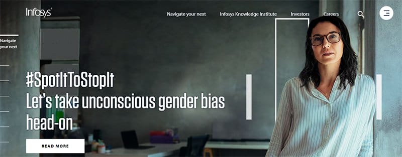 7. Infosys - Artificial Intelligence Companies in India Example
