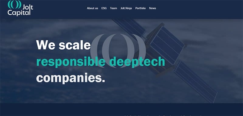 7. Jolt Capital - Best Examples of Venture Capital Website Design