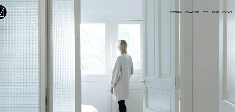 7. Maayan Zusman - Interior Design Portfolio Website Example