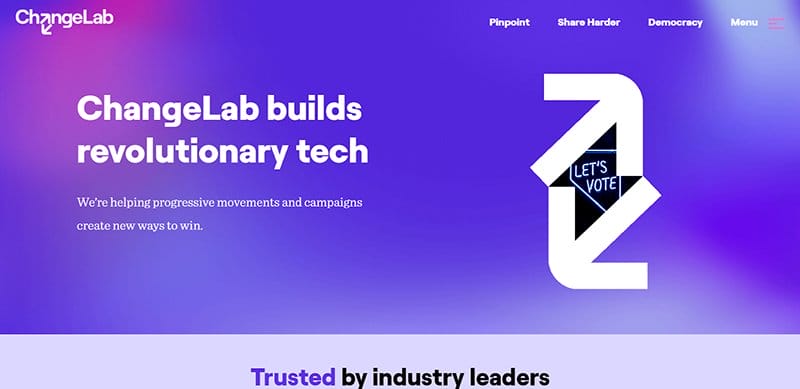 9. ChangeLab - Graphic Design Trends Example